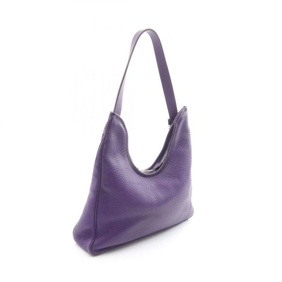 Hermes Shoulder Bag Masai PM Iris Leather Masai PM Iris Women's Used B - Picture 2 of 13